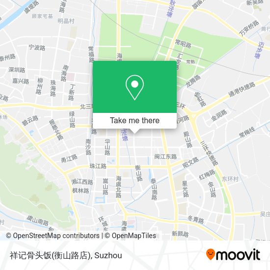 祥记骨头饭(衡山路店) map