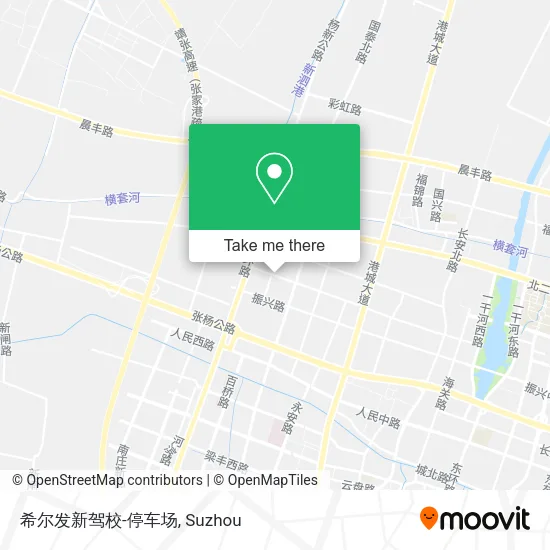 希尔发新驾校-停车场 map