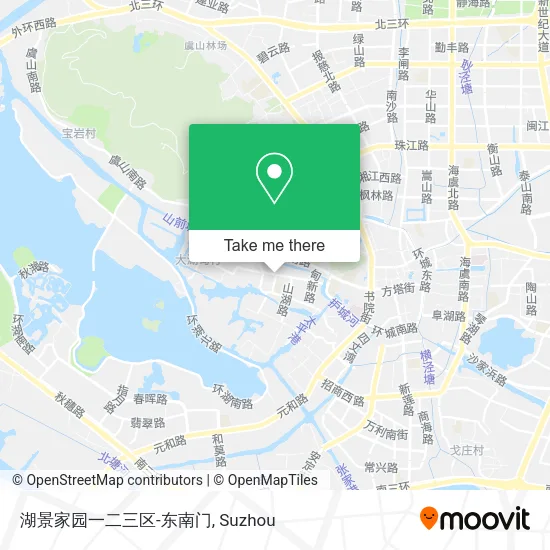 湖景家园一二三区-东南门 map