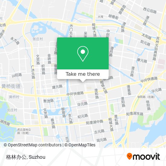 格林办公 map
