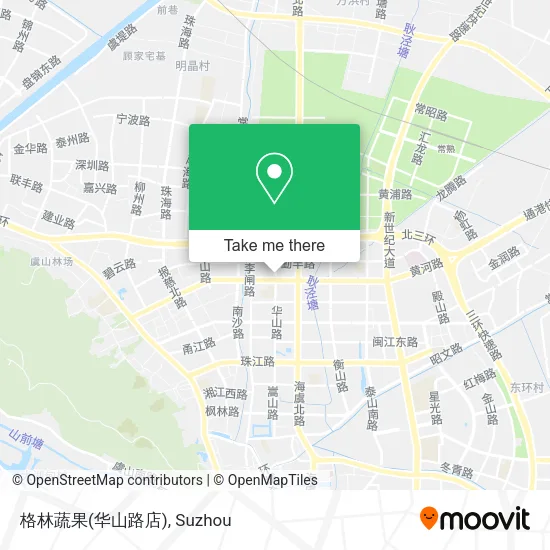 格林蔬果(华山路店) map