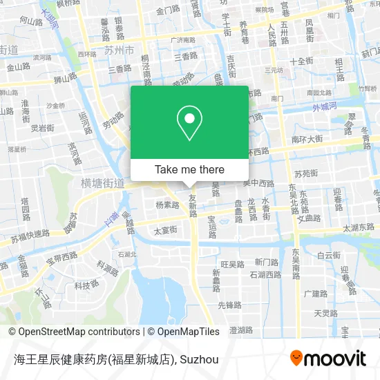 海王星辰健康药房(福星新城店) map