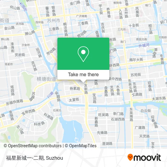 福星新城一-二期 map