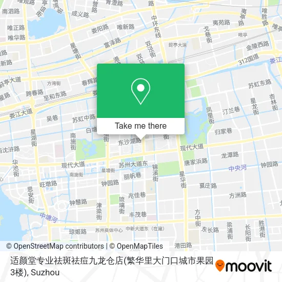 适颜堂专业祛斑祛痘九龙仓店(繁华里大门口城市果园3楼) map
