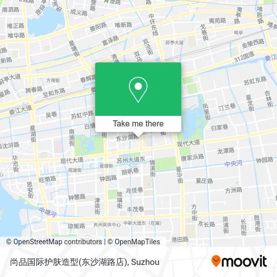 尚品国际护肤造型(东沙湖路店) map