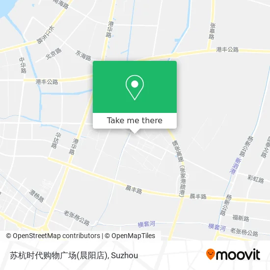 苏杭时代购物广场(晨阳店) map