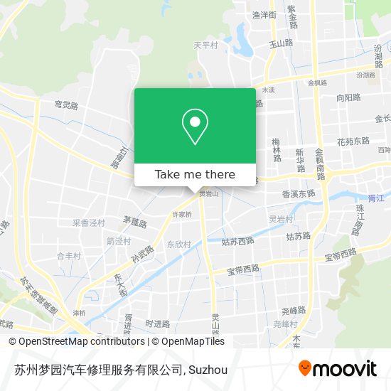 苏州梦园汽车修理服务有限公司 map