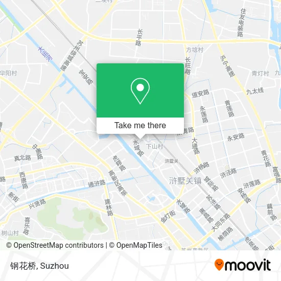 钢花桥 map
