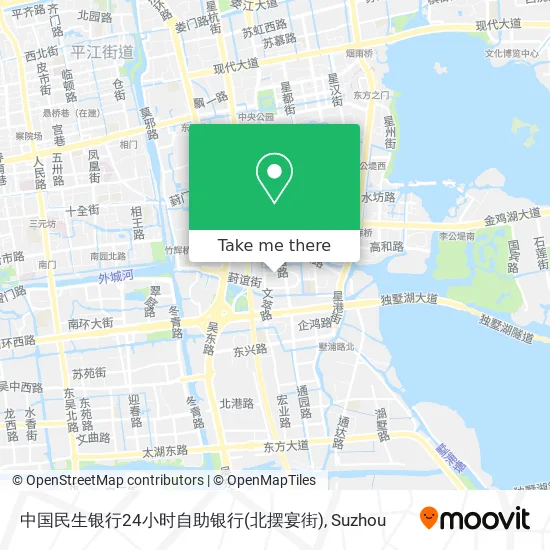 中国民生银行24小时自助银行(北摆宴街) map