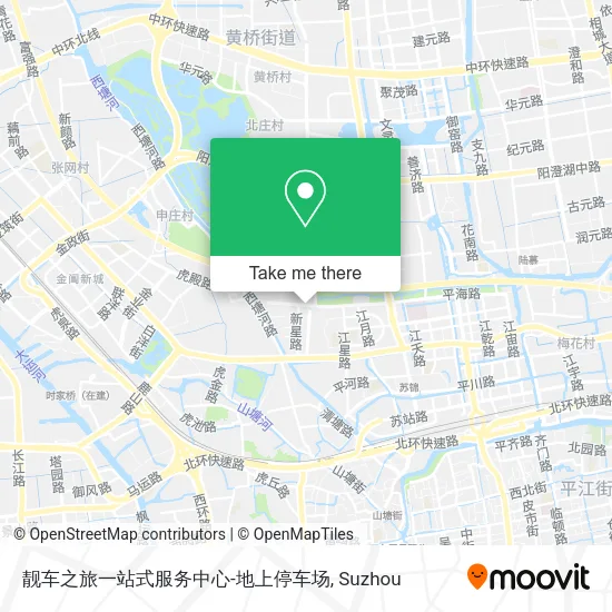 靓车之旅一站式服务中心-地上停车场 map