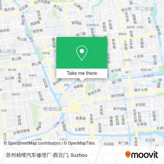 苏州精维汽车修理厂-西北门 map