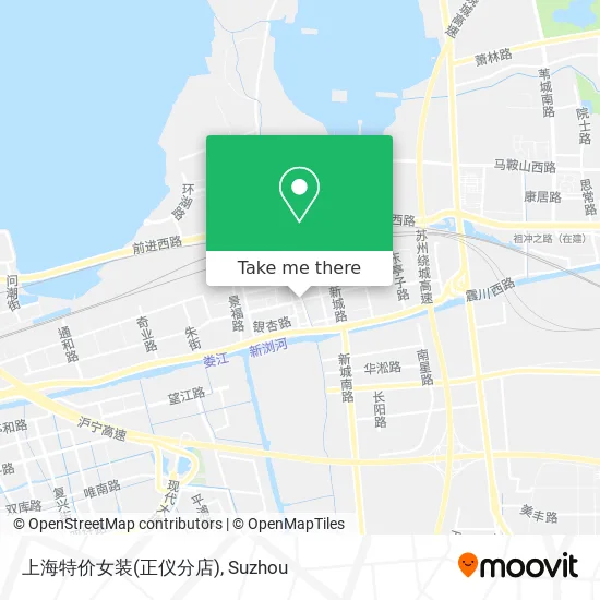 上海特价女装(正仪分店) map