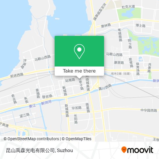 昆山禹森光电有限公司 map