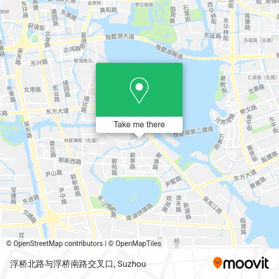浮桥北路与浮桥南路交叉口 map