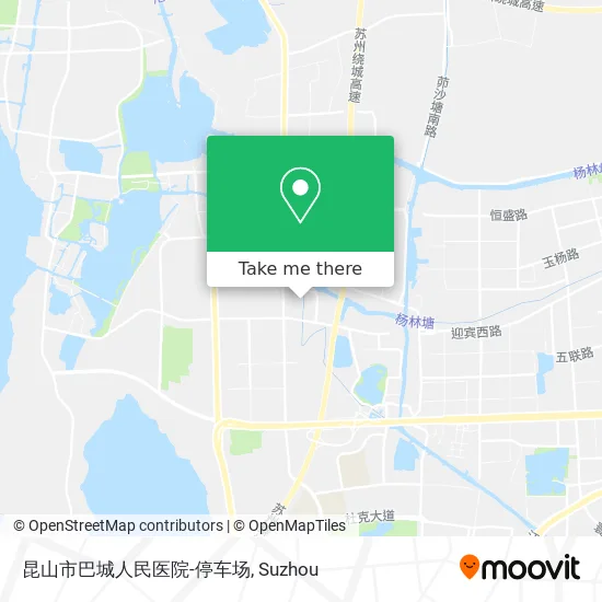 昆山市巴城人民医院-停车场 map