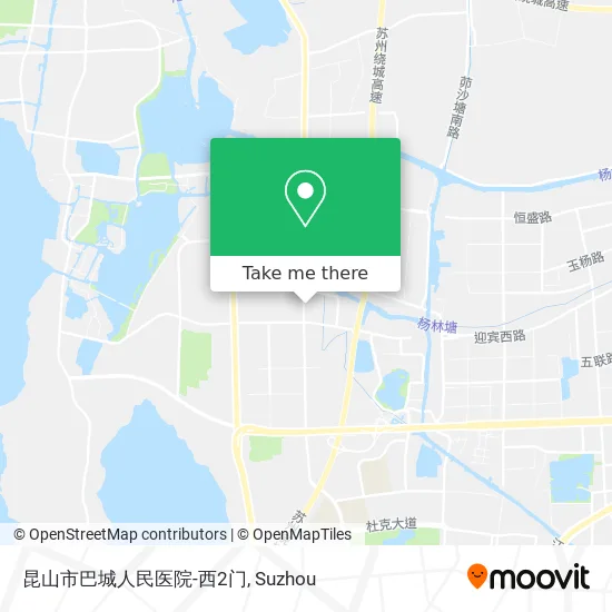昆山市巴城人民医院-西2门 map
