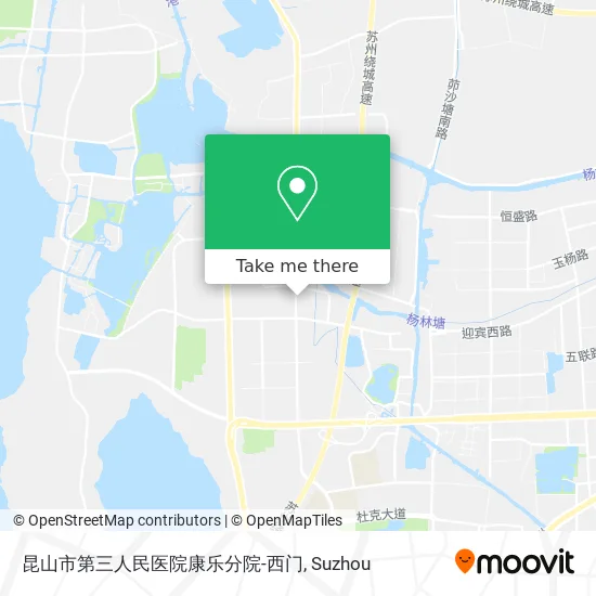 昆山市第三人民医院康乐分院-西门 map