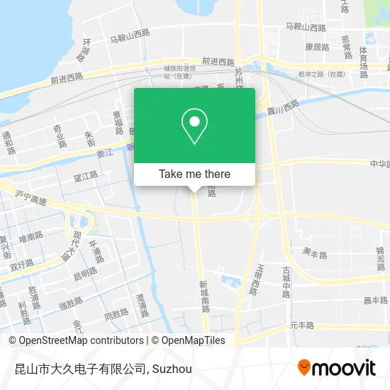 昆山市大久电子有限公司 map