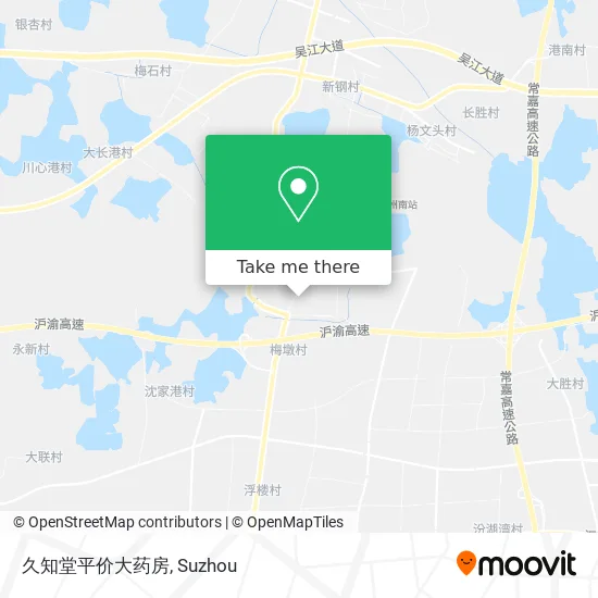 久知堂平价大药房 map