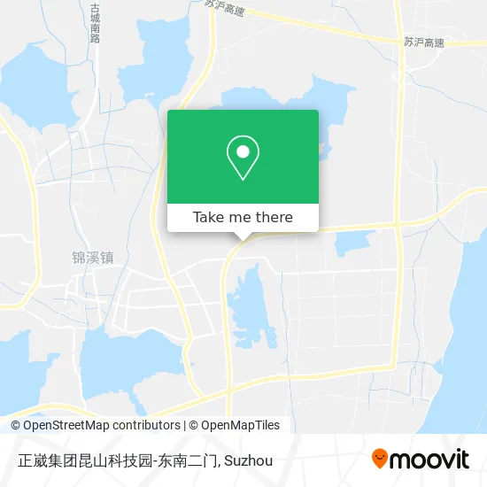 正崴集团昆山科技园-东南二门 map