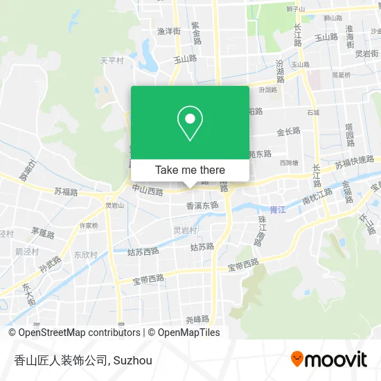 香山匠人装饰公司 map