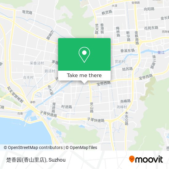 楚香园(香山里店) map