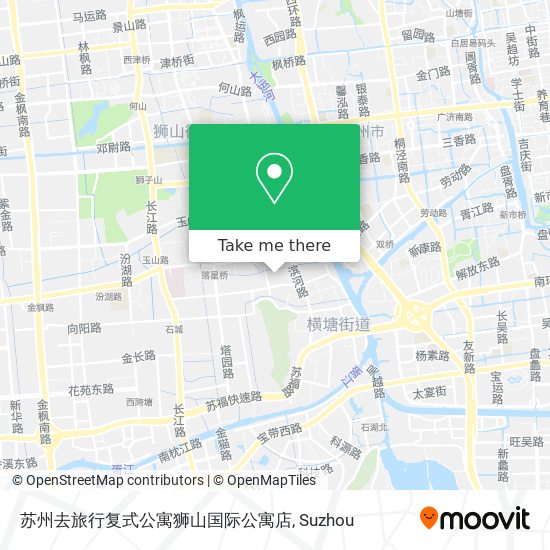 苏州去旅行复式公寓狮山国际公寓店 map