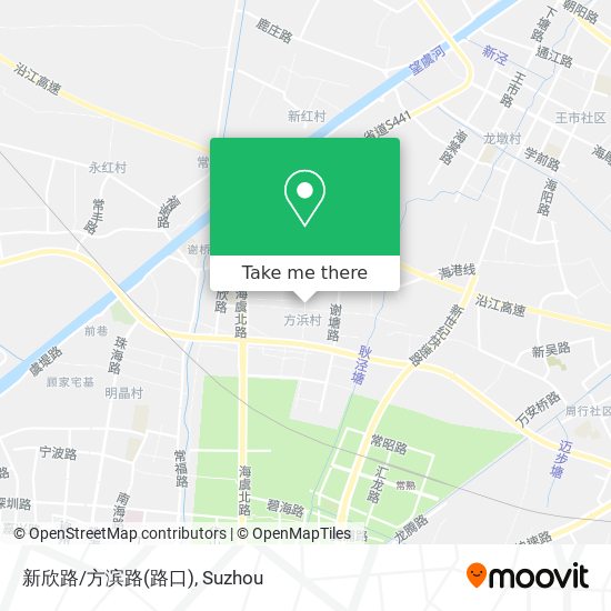 新欣路/方滨路(路口) map