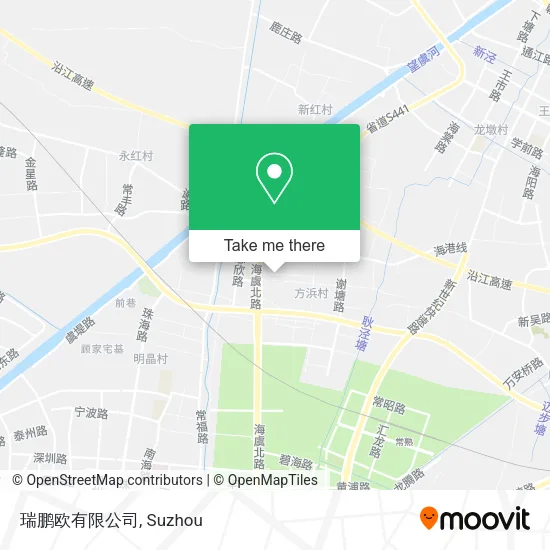瑞鹏欧有限公司 map