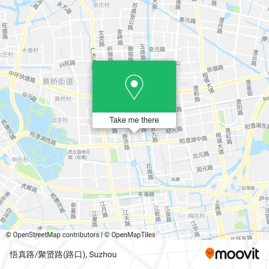 悟真路/聚贤路(路口) map