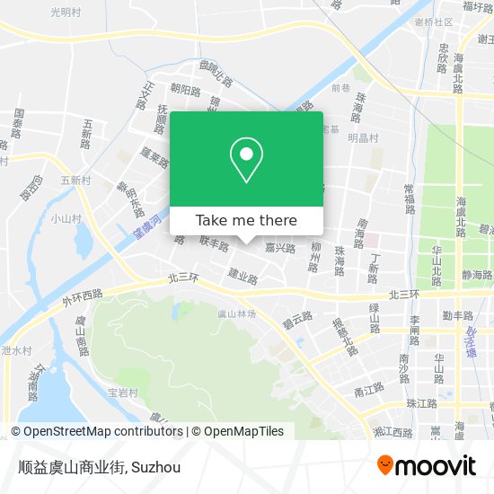 顺益虞山商业街 map