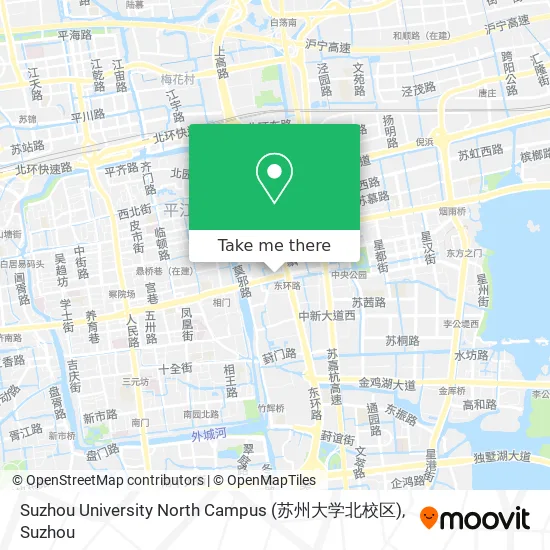 Suzhou University North Campus (苏州大学北校区) map