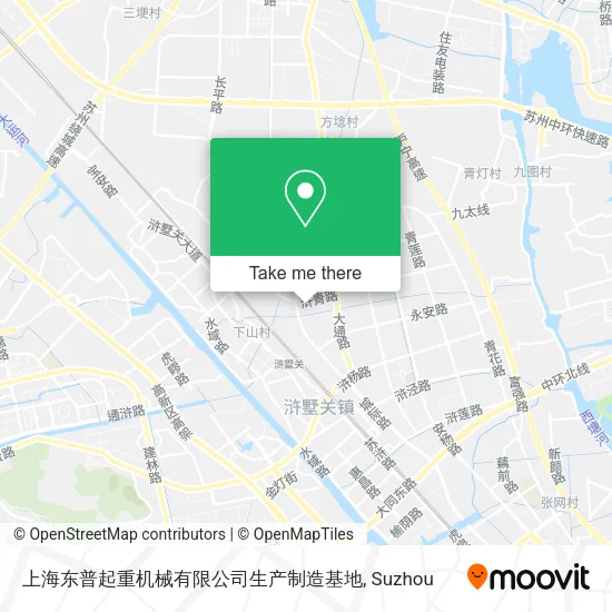 上海东普起重机械有限公司生产制造基地 map