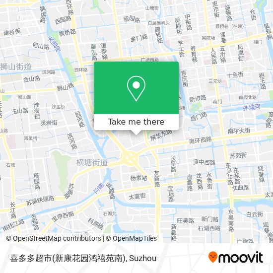 喜多多超市(新康花园鸿禧苑南) map
