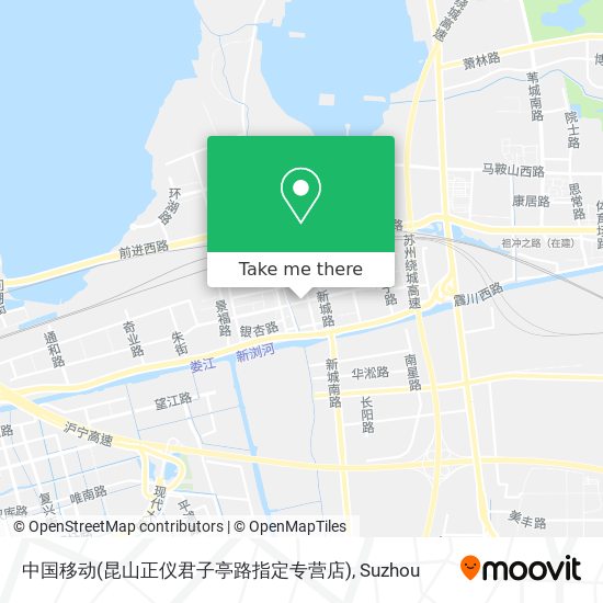 中国移动(昆山正仪君子亭路指定专营店) map