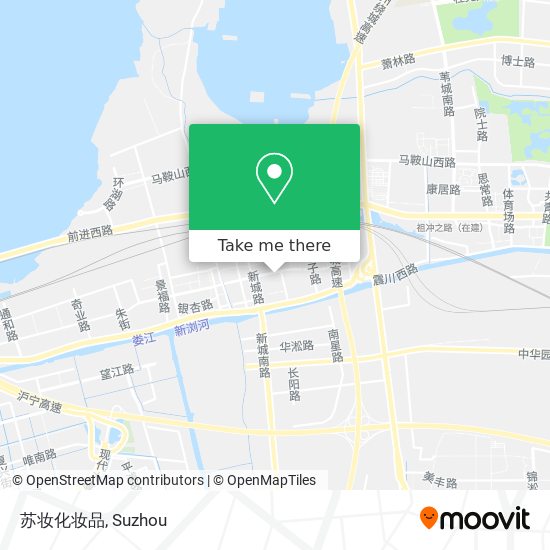 苏妆化妆品 map