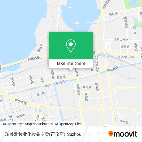 珀莱雅妆业化妆品专卖(正仪店) map