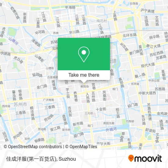 佳成洋服(第一百货店) map