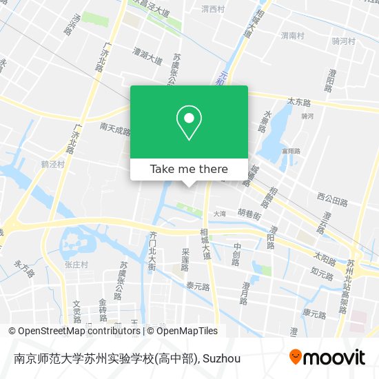 南京师范大学苏州实验学校(高中部) map