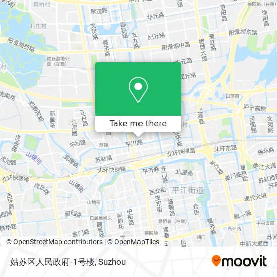 姑苏区人民政府-1号楼 map