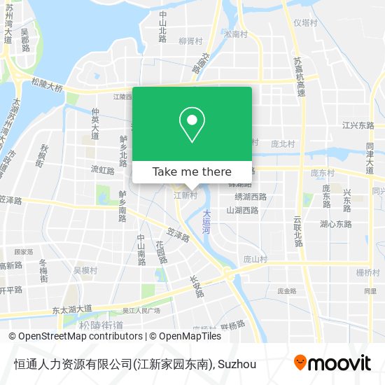 恒通人力资源有限公司(江新家园东南) map