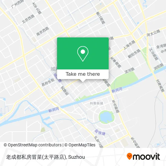 老成都私房冒菜(太平路店) map