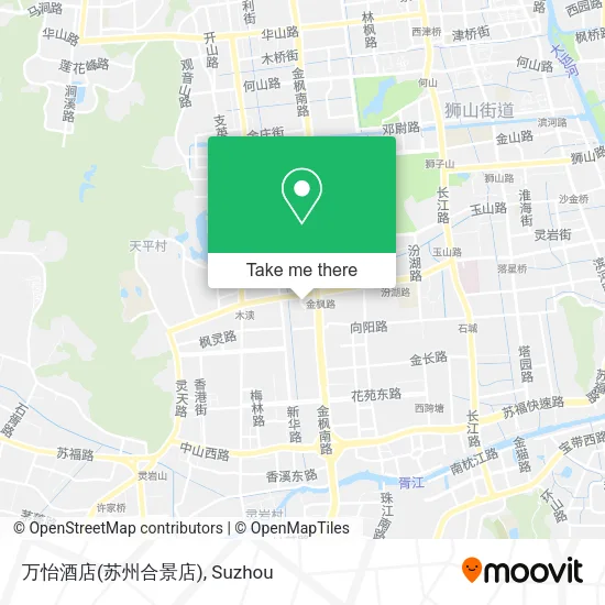 万怡酒店(苏州合景店) map