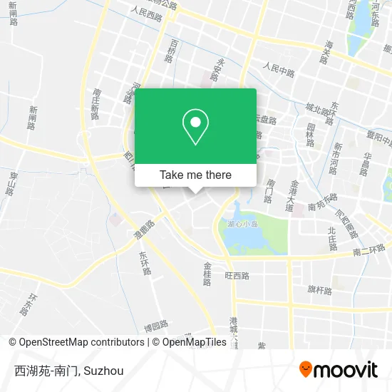 西湖苑-南门 map