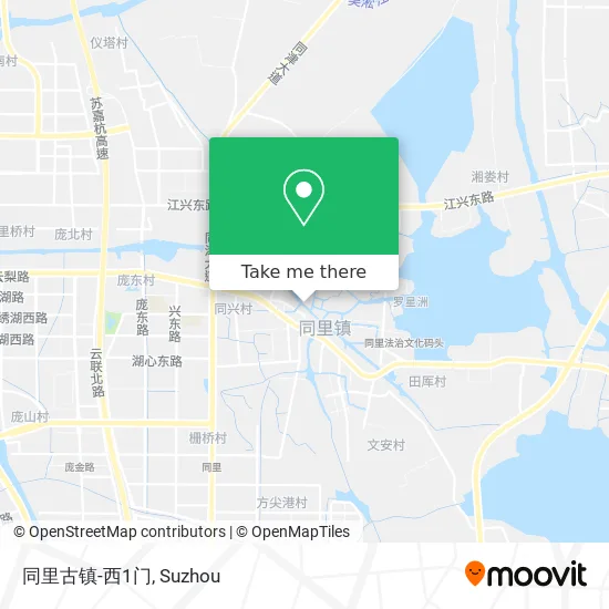 同里古镇-西1门 map