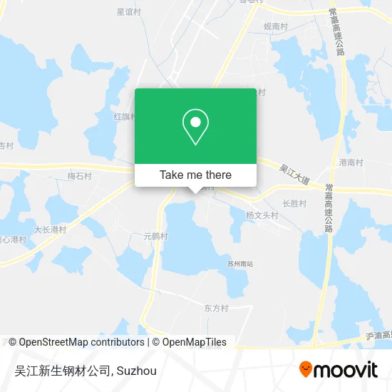 吴江新生钢材公司 map