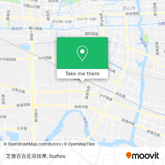 芝雅百合足浴按摩 map