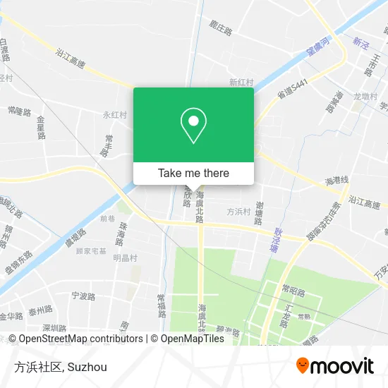 方浜社区 map