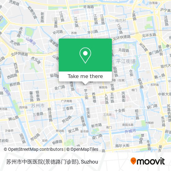 苏州市中医医院(景德路门诊部) map