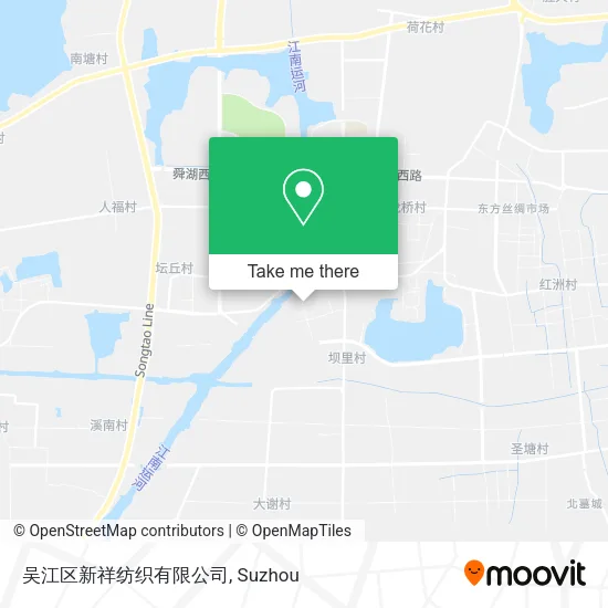 吴江区新祥纺织有限公司 map